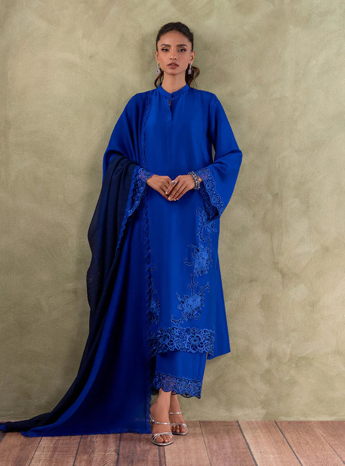 Zainab Chottani | Eid Edit 24 | Blue Diamond by Zainab Chottani - Designer Dress - Type: Ladies Clothes - Available at Libayah - 100% Original