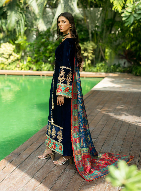 Zainab Chottani | Makhmal Luxe Pret | Farrin by Zainab Chottani - Designer Dress - Type: Ladies Clothes - Available at Libayah - 100% Original