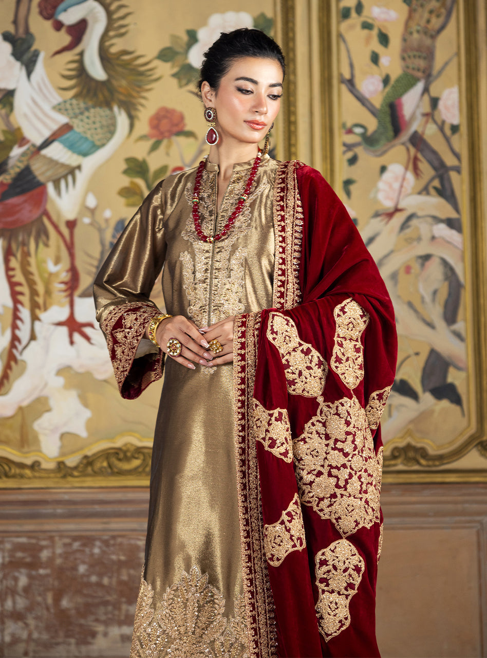 Zainab Chottani | Velvet Formals 24 | Zerlin by Zainab Chottani - Designer Dress - Type: Ladies Clothes - Available at Libayah - 100% Original