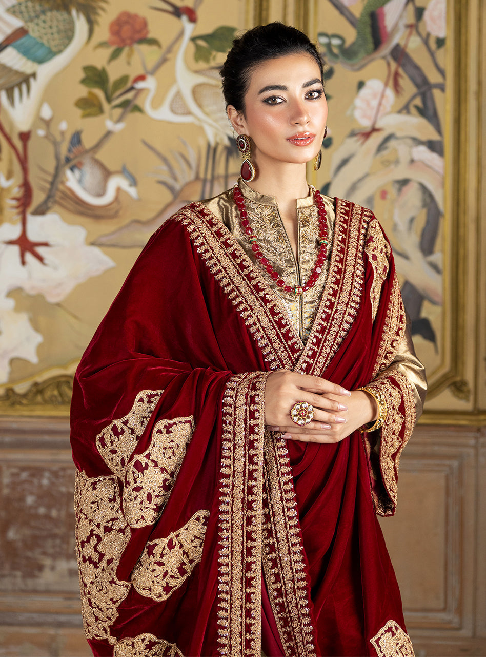 Zainab Chottani | Velvet Formals 24 | Zerlin by Zainab Chottani - Designer Dress - Type: Ladies Clothes - Available at Libayah - 100% Original