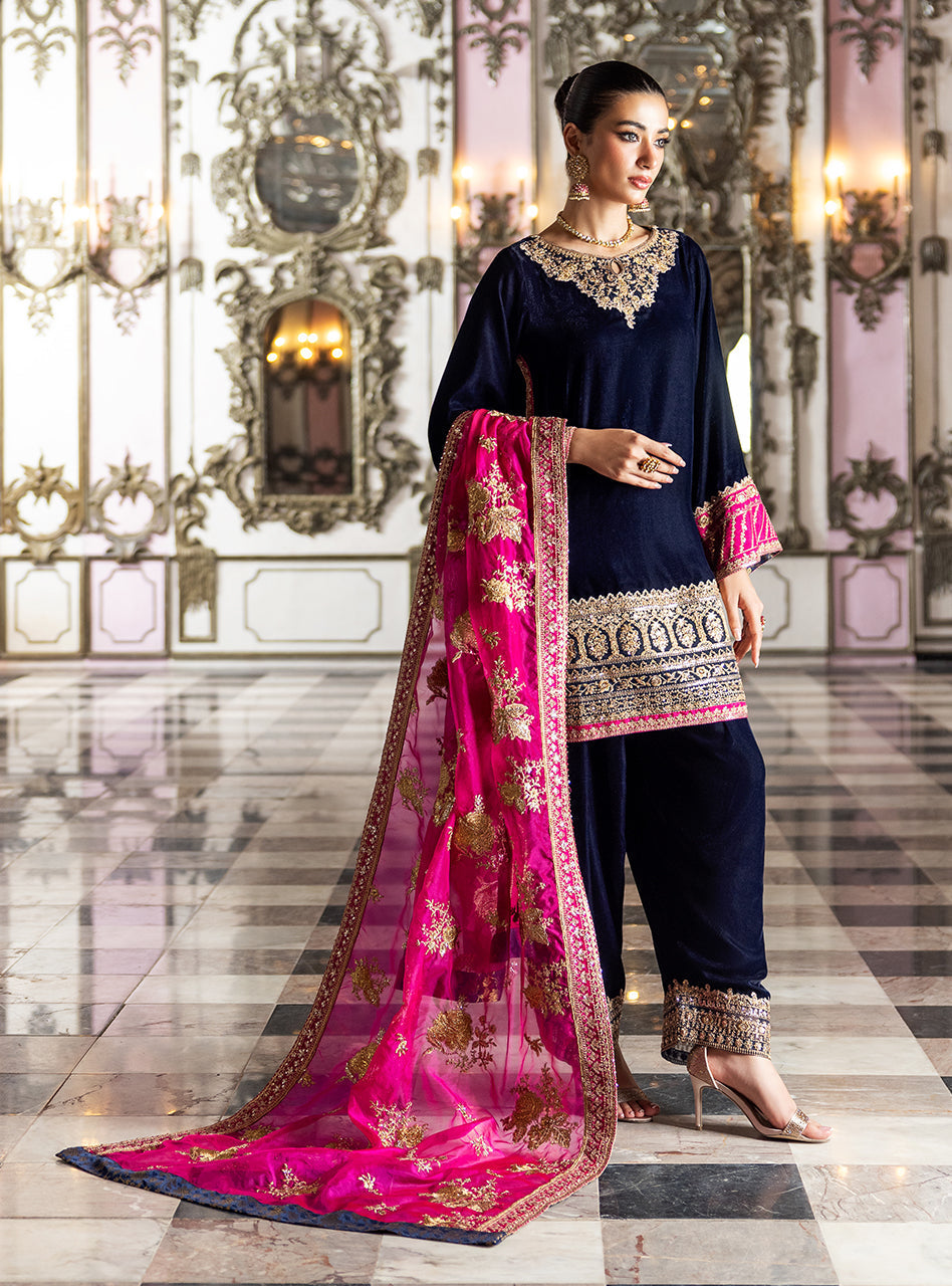 Zainab Chottani | Velvet Formals 24 | Tara by Zainab Chottani - Designer Dress - Type: Ladies Clothes - Available at Libayah - 100% Original