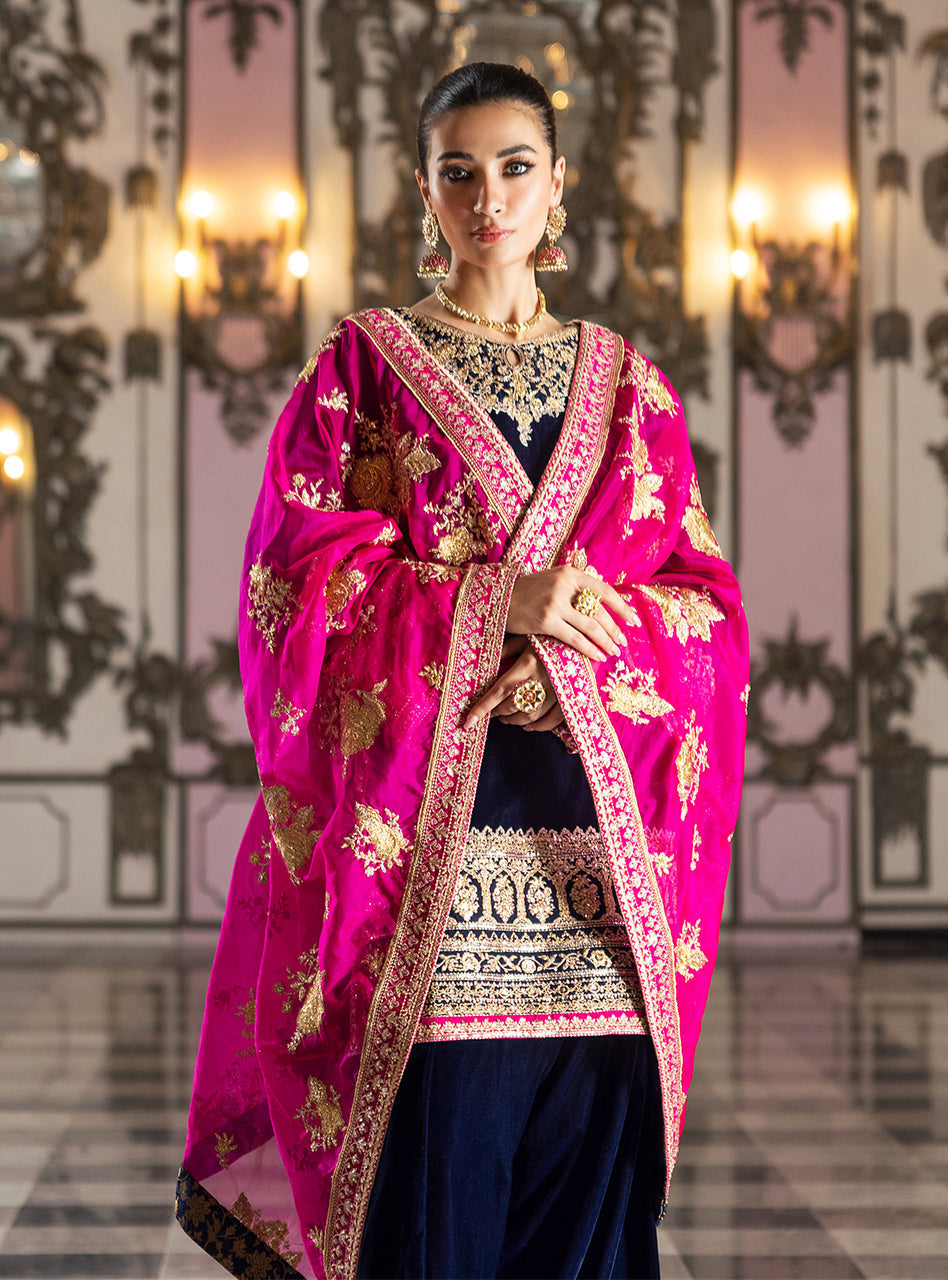 Zainab Chottani | Velvet Formals 24 | Tara by Zainab Chottani - Designer Dress - Type: Ladies Clothes - Available at Libayah - 100% Original