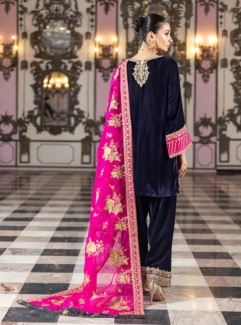 Zainab Chottani | Velvet Formals 24 | Tara by Zainab Chottani - Designer Dress - Type: Ladies Clothes - Available at Libayah - 100% Original