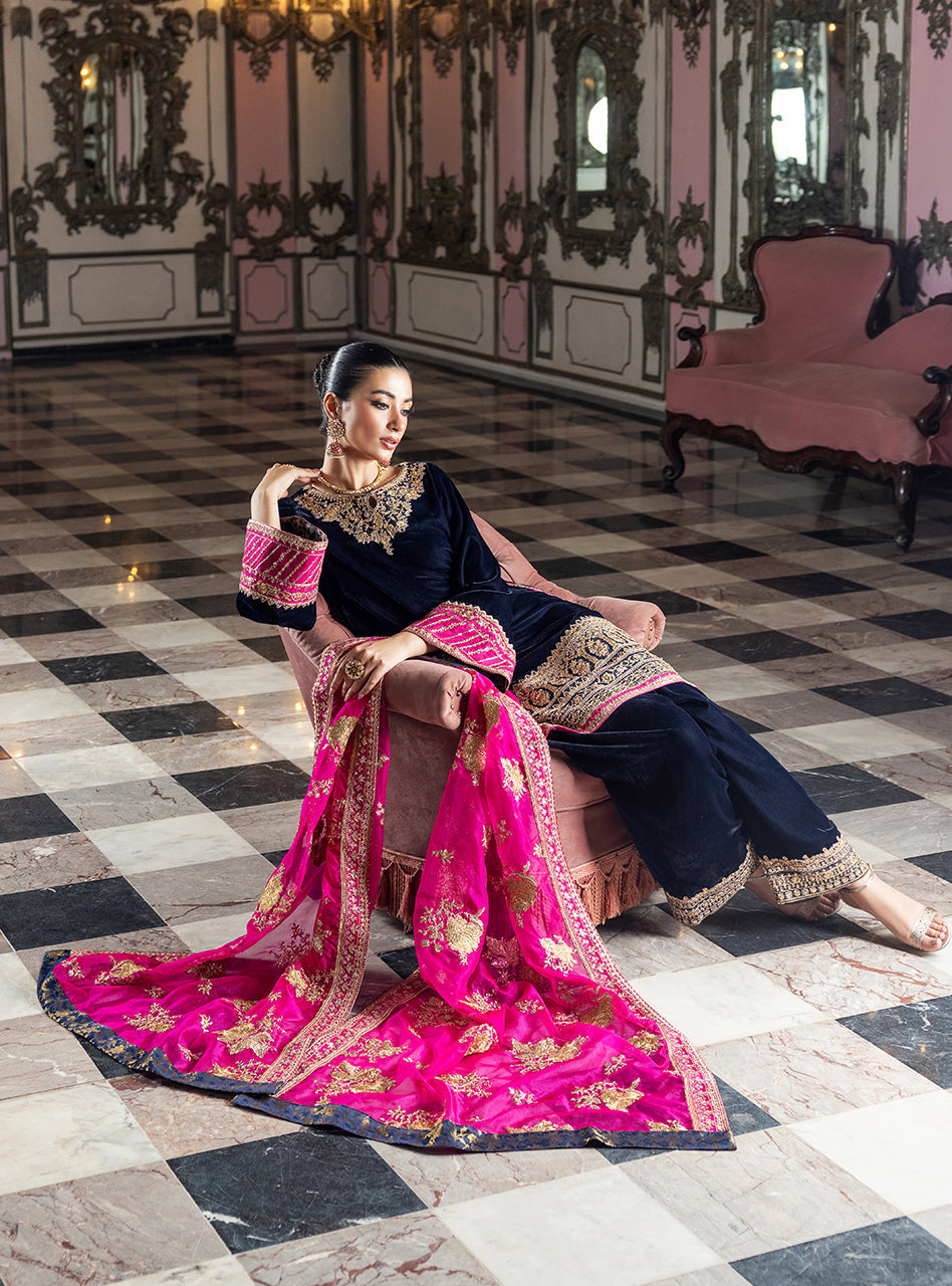 Zainab Chottani | Velvet Formals 24 | Tara by Zainab Chottani - Designer Dress - Type: Ladies Clothes - Available at Libayah - 100% Original