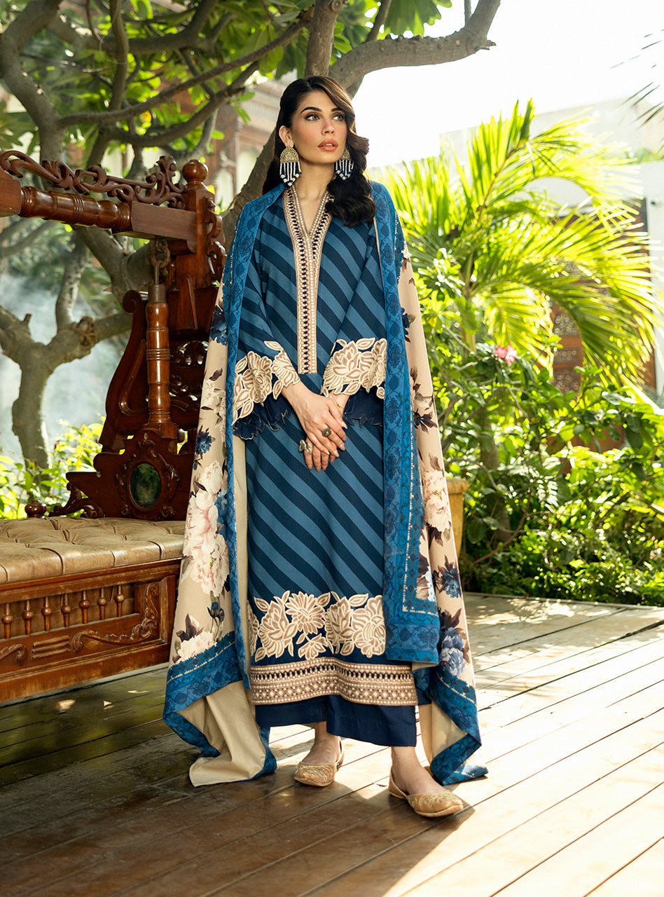 Zainab Chottani | Winter Shawls 24 |  Alayna by Zainab Chottani - Designer Dress - Type: Ladies Clothes - Available at Libayah - 100% Original