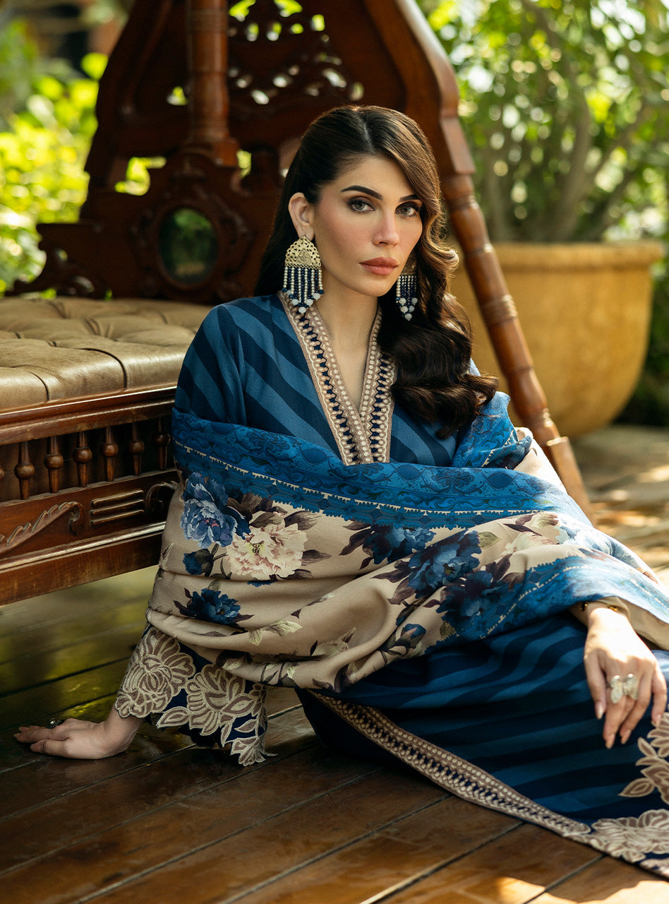 Zainab Chottani | Winter Shawls 24 |  Alayna by Zainab Chottani - Designer Dress - Type: Ladies Clothes - Available at Libayah - 100% Original