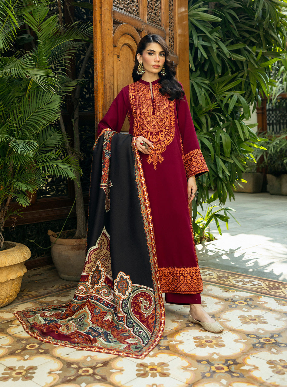 Zainab Chottani | Winter Shawls 24 |  Sila by Zainab Chottani - Designer Dress - Type: Ladies Clothes - Available at Libayah - 100% Original