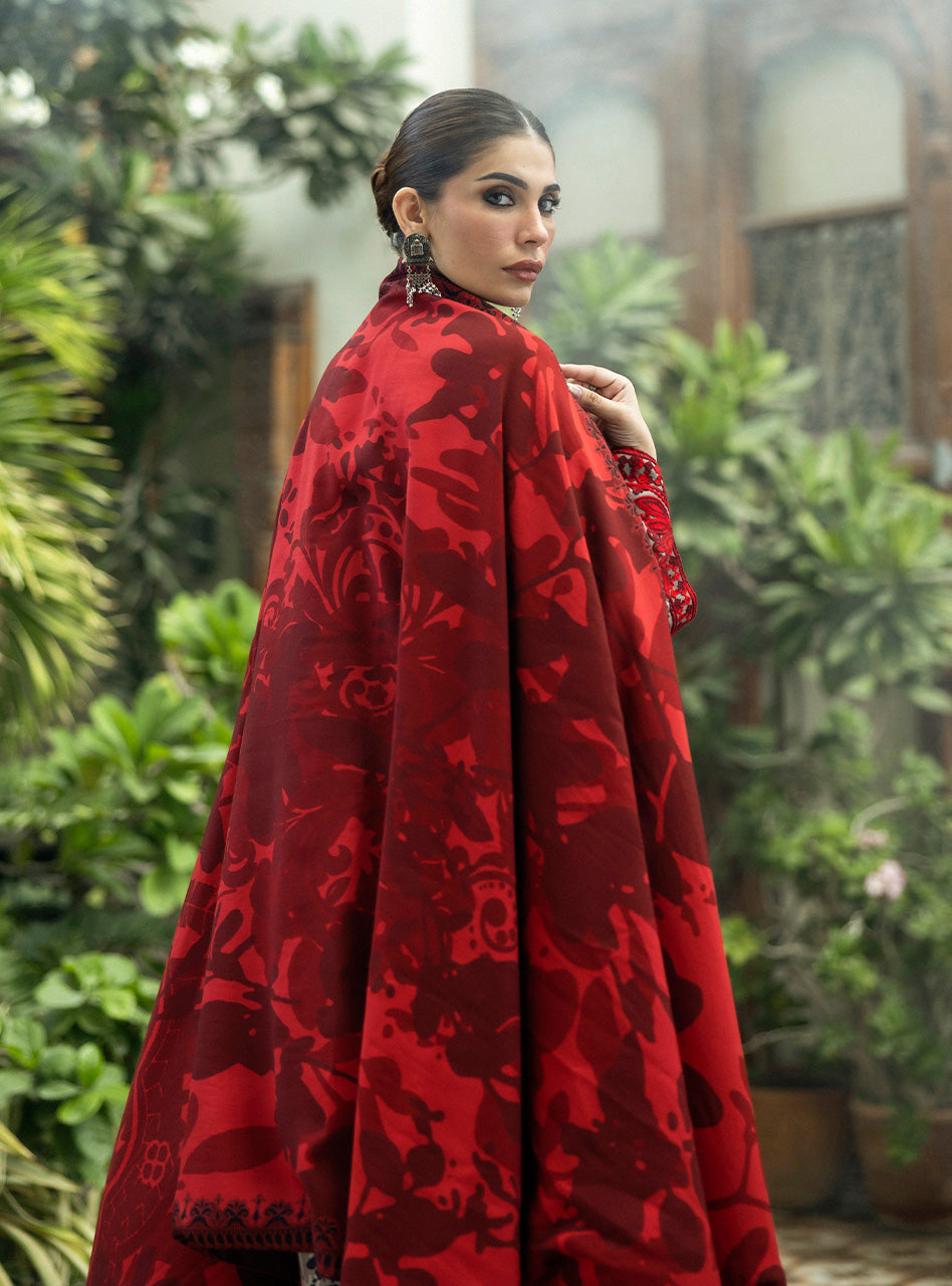 Zainab Chottani | Winter Shawls 24 |  Zemestan by Zainab Chottani - Designer Dress - Type: Ladies Clothes - Available at Libayah - 100% Original