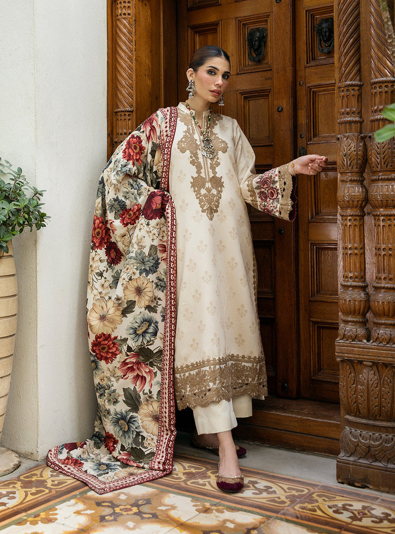Zainab Chottani | Winter Shawls 24 |  Shyna by Zainab Chottani - Designer Dress - Type: Ladies Clothes - Available at Libayah - 100% Original