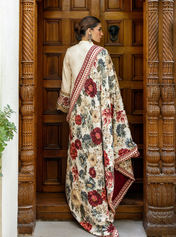 Zainab Chottani | Winter Shawls 24 |  Shyna by Zainab Chottani - Designer Dress - Type: Ladies Clothes - Available at Libayah - 100% Original