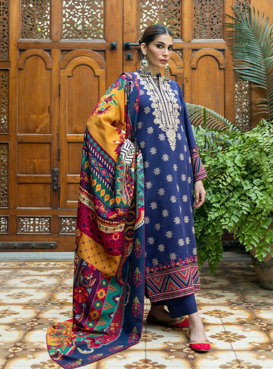 Zainab Chottani | Winter Shawls 24 |Maya by Zainab Chottani - Designer Dress - Type: Ladies Clothes - Available at Libayah - 100% Original