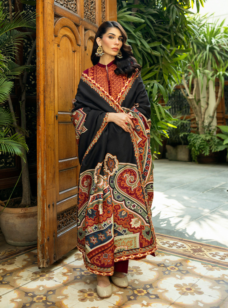 Zainab Chottani | Winter Shawls 24 |  Sila by Zainab Chottani - Designer Dress - Type: Ladies Clothes - Available at Libayah - 100% Original