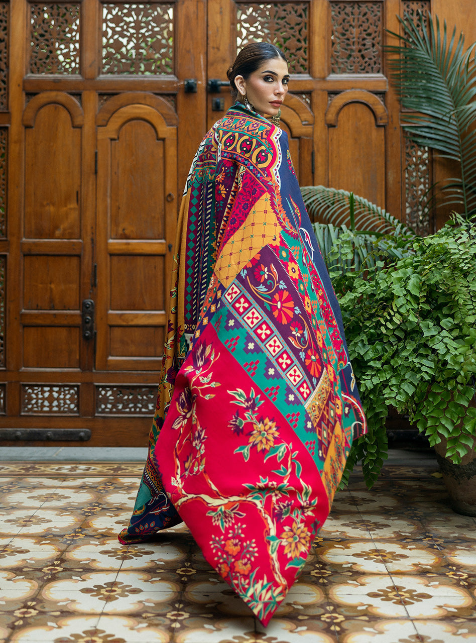 Zainab Chottani | Winter Shawls 24 |Maya by Zainab Chottani - Designer Dress - Type: Ladies Clothes - Available at Libayah - 100% Original