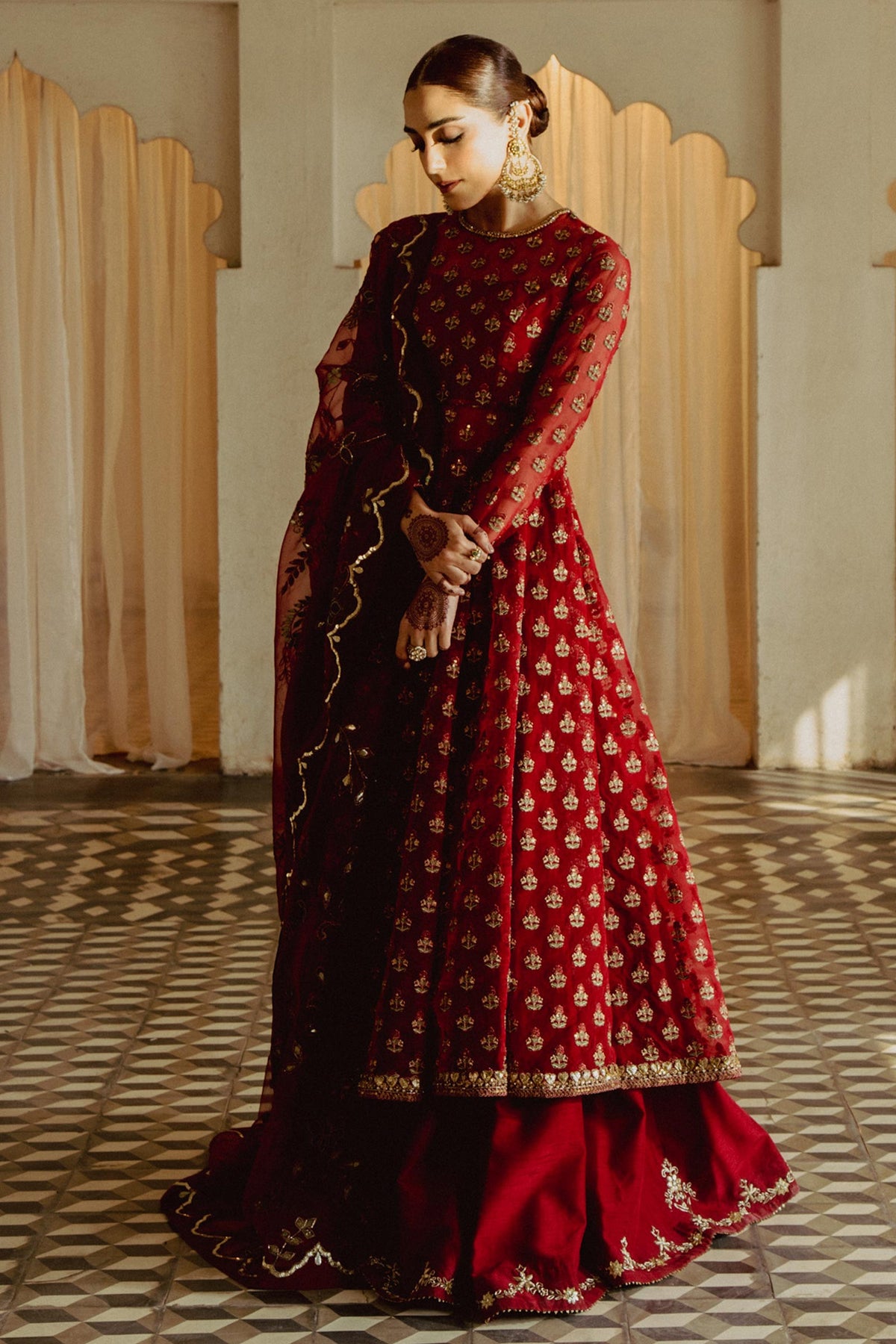 Zara Shahjahan | Bridal 2024 | GUL-MOHAR by Zara Shahjahan - Designer Dress - Type: Ladies Clothes - Available at Libayah - 100% Original