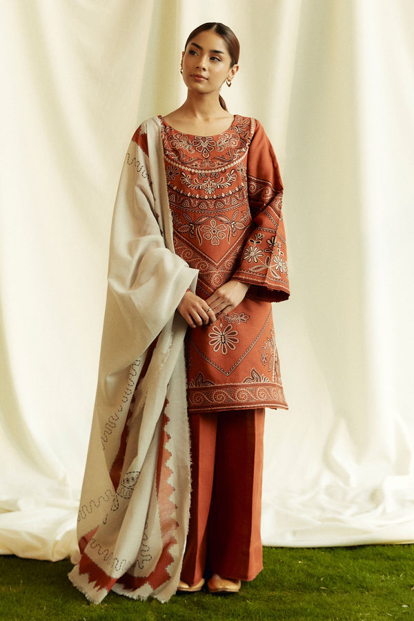 Zara Shahjahan | Coco Winter 24 | Topaz-4B by Zara Shahjahan - Designer Dress - Type: Ladies Clothes - Available at Libayah - 100% Original