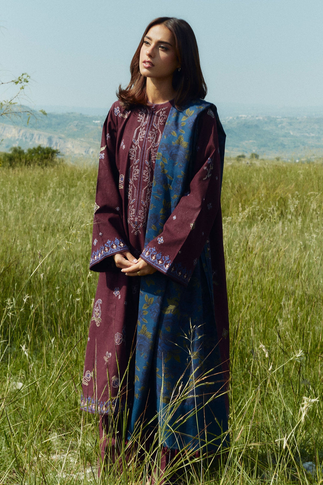 Zara Shahjahan | Coco Winter 24 | Amethyst-8A by Zara Shahjahan - Designer Dress - Type: Ladies Clothes - Available at Libayah - 100% Original