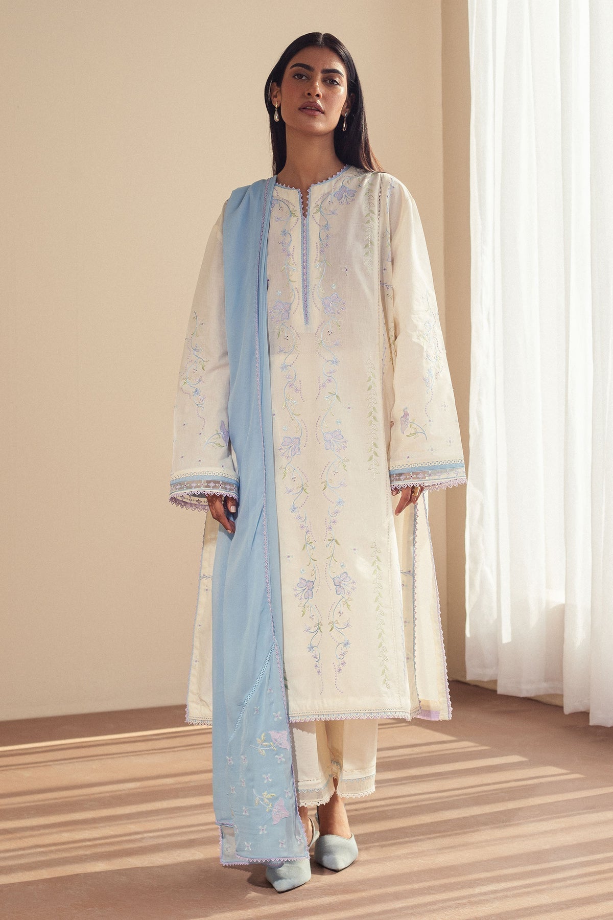 Zara Shahjahan | Pret Wear | CR25P0108 by Zara Shahjahan - Designer Dress - Type: Ladies Clothes - Available at Libayah - 100% Original