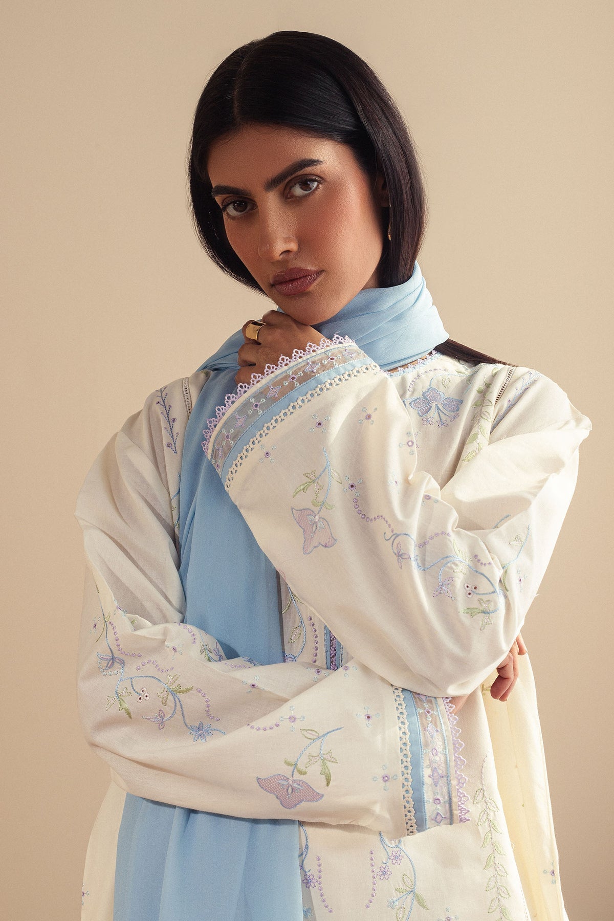 Zara Shahjahan | Pret Wear | CR25P0108 by Zara Shahjahan - Designer Dress - Type: Ladies Clothes - Available at Libayah - 100% Original