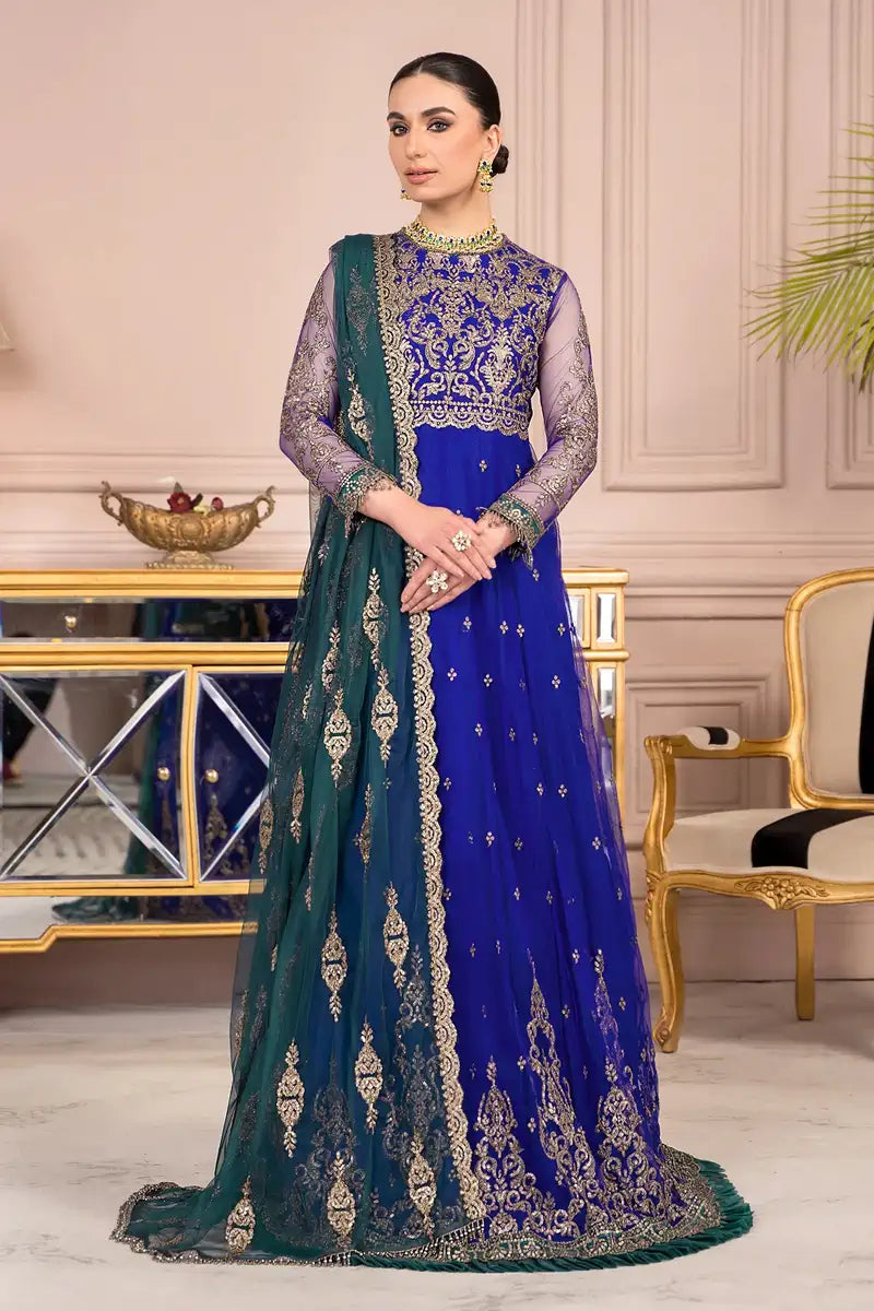 Zarif | Afreen Formals | ZA 09 ROYAL by Zarif - Designer Dress - Type: Ladies Clothes - Available at Libayah - 100% Original