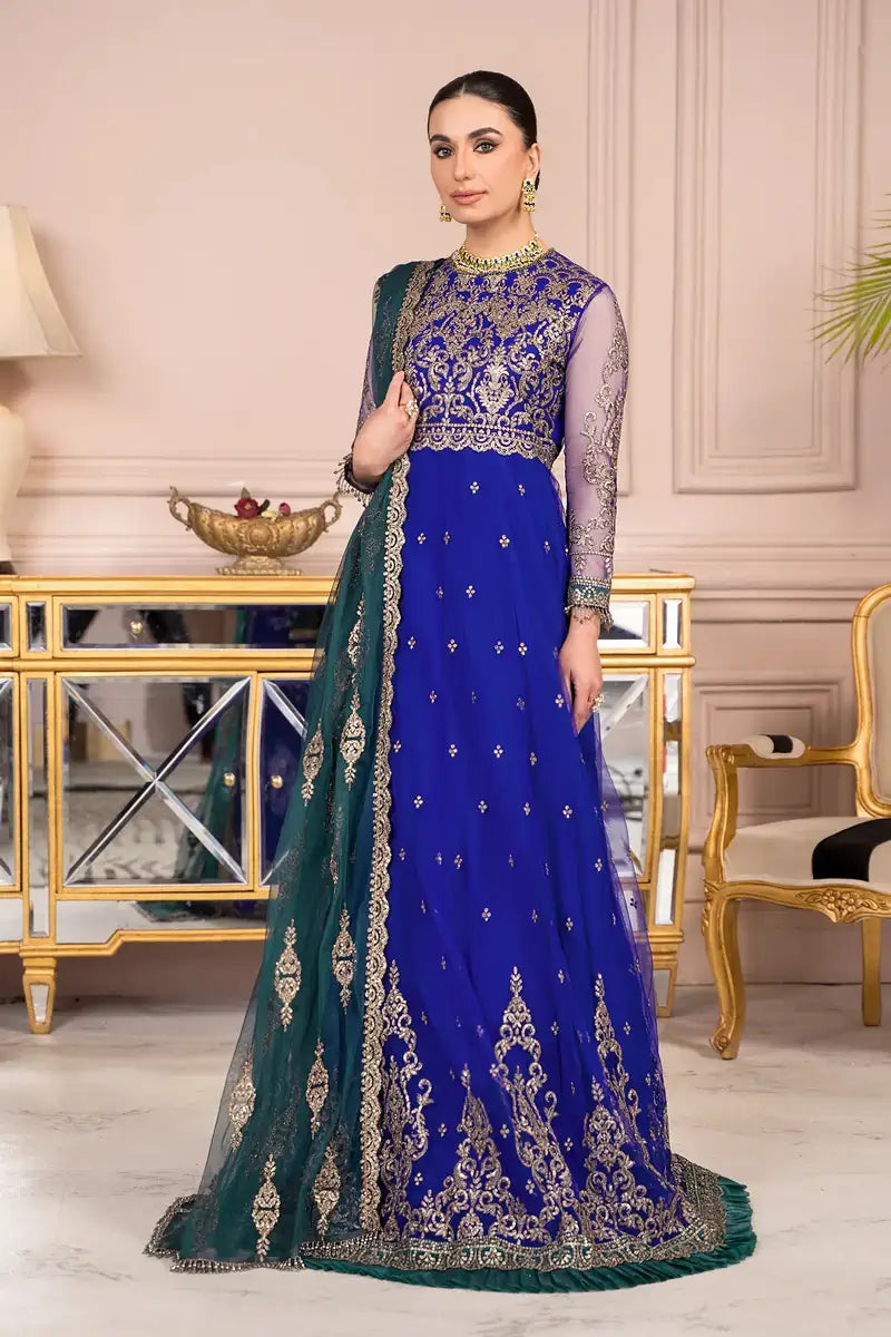 Zarif | Afreen Formals | ZA 09 ROYAL by Zarif - Designer Dress - Type: Ladies Clothes - Available at Libayah - 100% Original