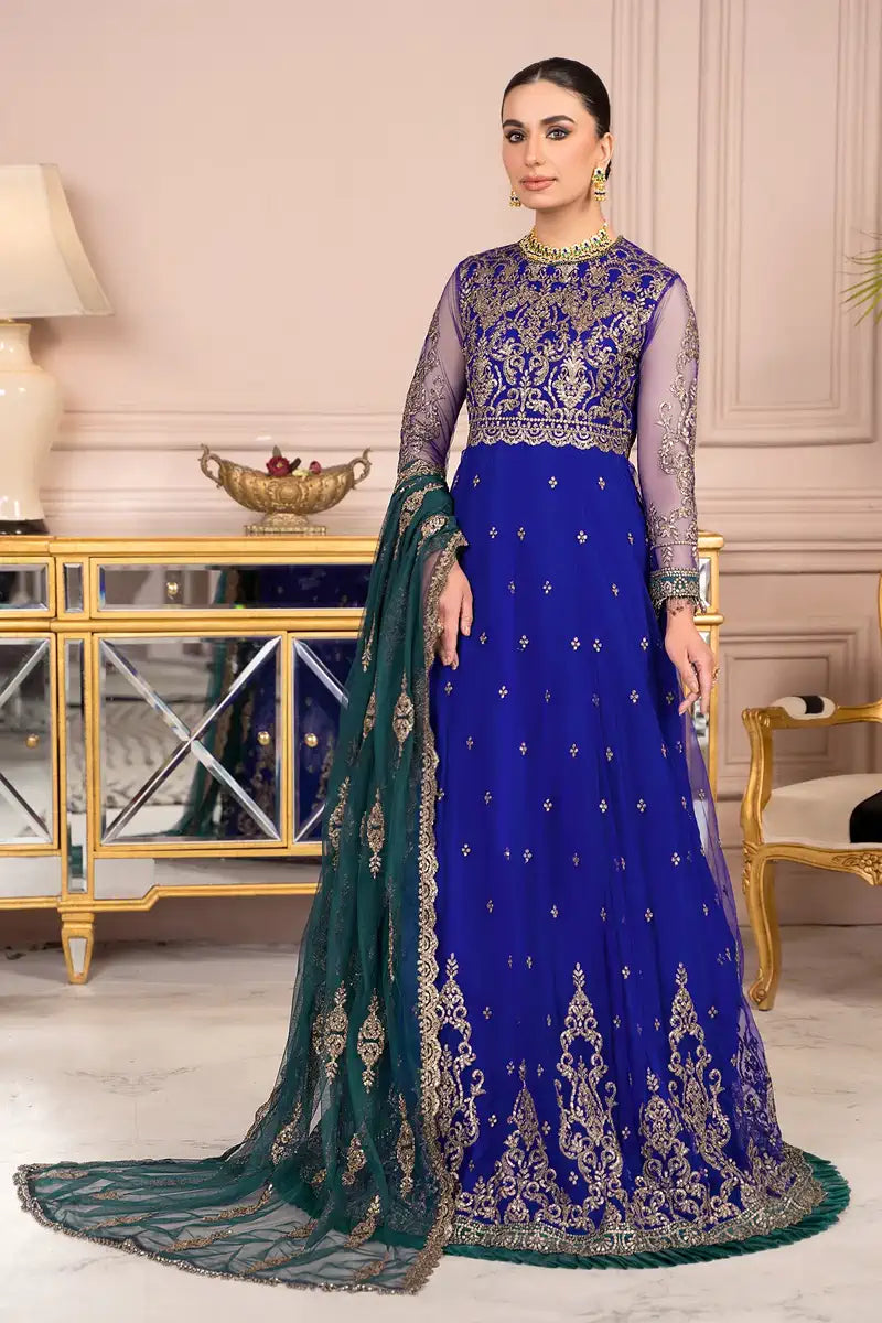 Zarif | Afreen Formals | ZA 09 ROYAL by Zarif - Designer Dress - Type: Ladies Clothes - Available at Libayah - 100% Original