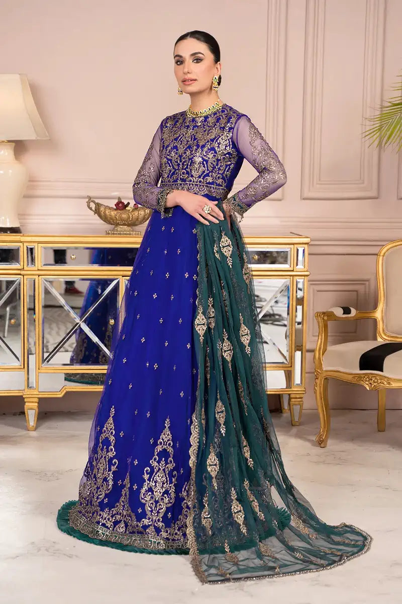 Zarif | Afreen Formals | ZA 09 ROYAL by Zarif - Designer Dress - Type: Ladies Clothes - Available at Libayah - 100% Original