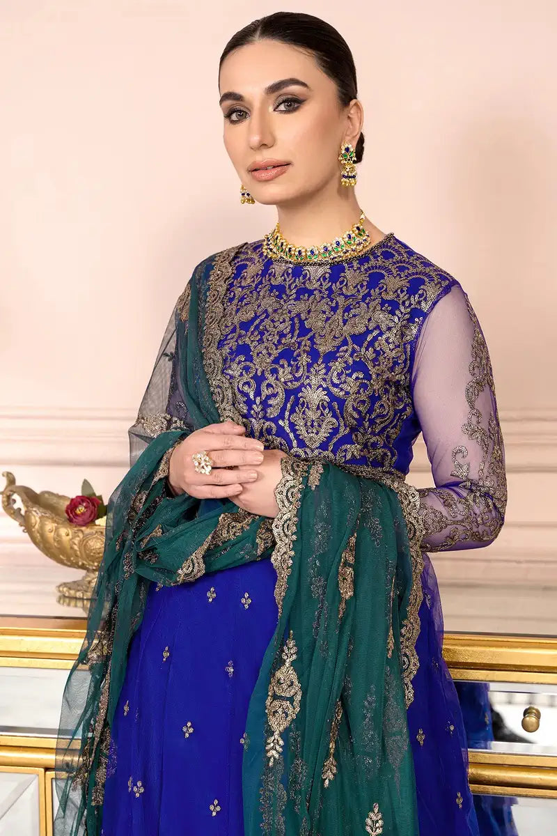 Zarif | Afreen Formals | ZA 09 ROYAL by Zarif - Designer Dress - Type: Ladies Clothes - Available at Libayah - 100% Original