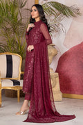 Zarif | Afreen Formals | ZA 04 MULBERRY by Zarif - Designer Dress - Type: Ladies Clothes - Available at Libayah - 100% Original