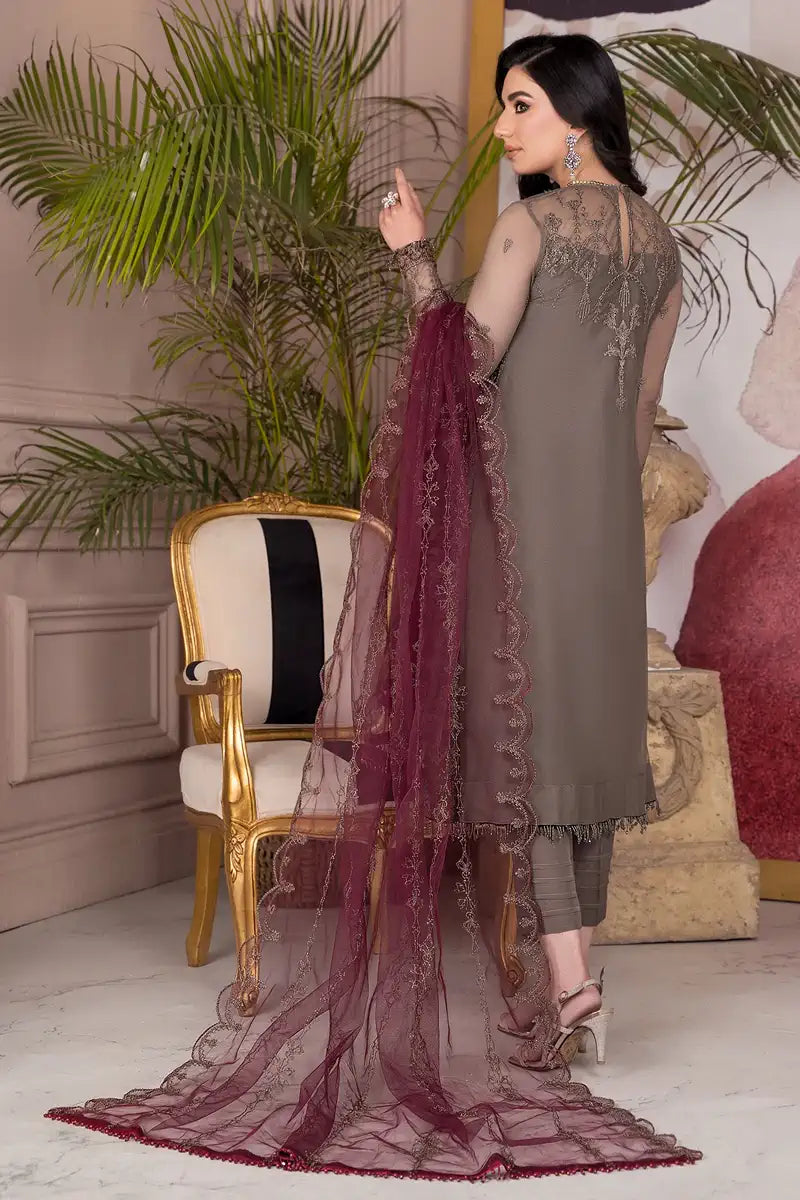 Zarif | Afreen Formals | ZA 10 DOVE by Zarif - Designer Dress - Type: Ladies Clothes - Available at Libayah - 100% Original