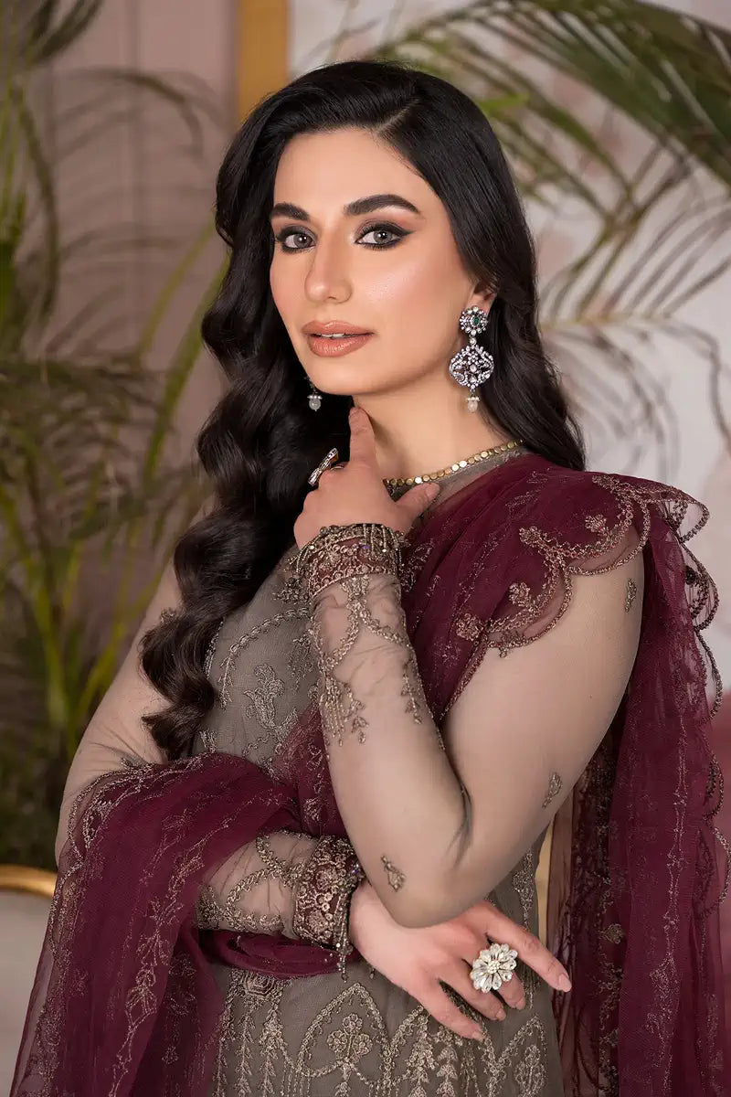 Zarif | Afreen Formals | ZA 10 DOVE by Zarif - Designer Dress - Type: Ladies Clothes - Available at Libayah - 100% Original