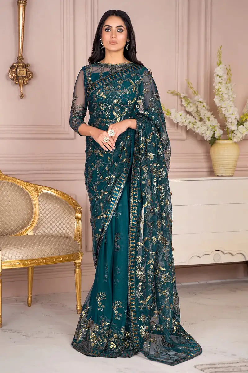Zarif | Afreen Formals | ZA 01 EVERGREEN by Zarif - Designer Dress - Type: Ladies Clothes - Available at Libayah - 100% Original