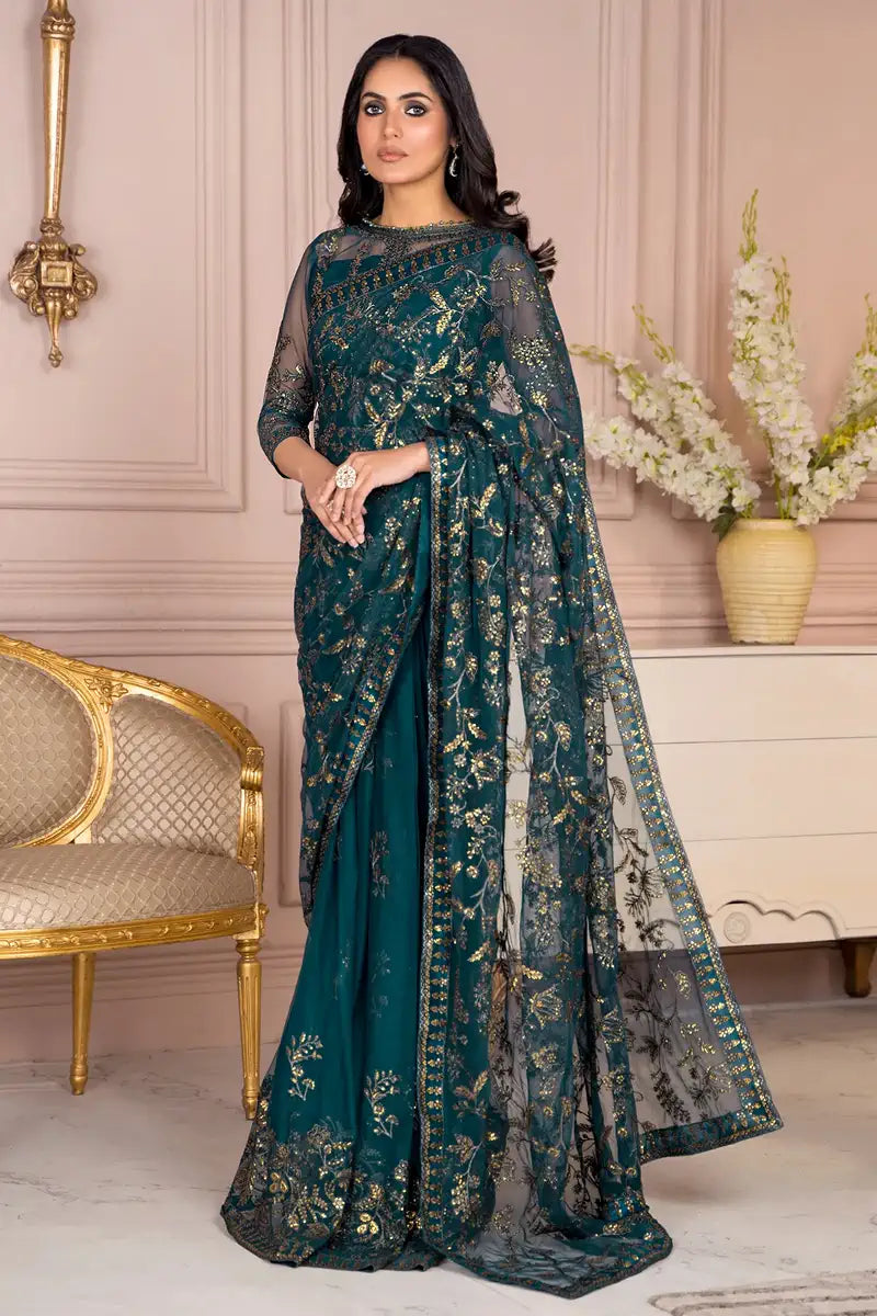 Zarif | Afreen Formals | ZA 01 EVERGREEN by Zarif - Designer Dress - Type: Ladies Clothes - Available at Libayah - 100% Original