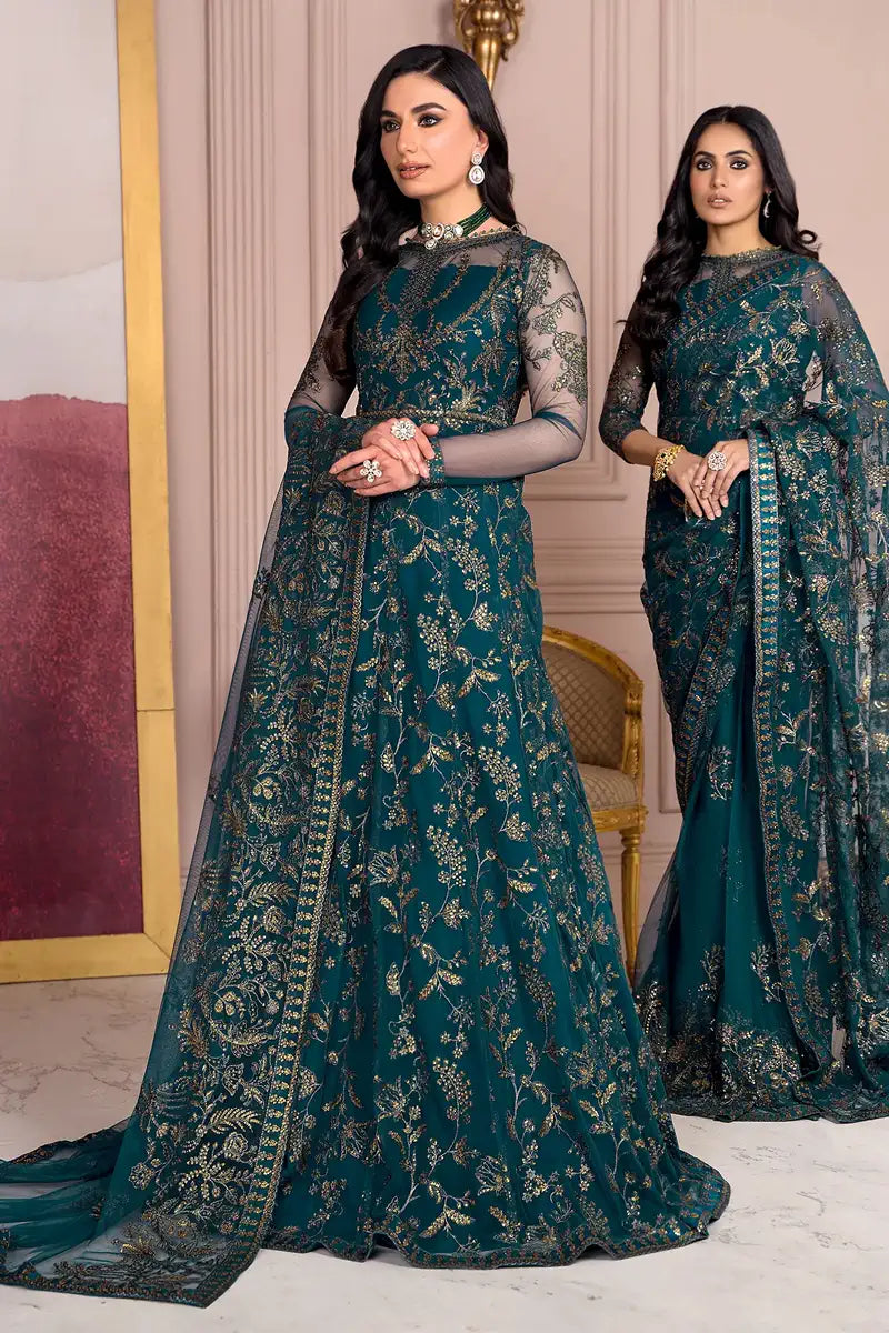 Zarif | Afreen Formals | ZA 01 EVERGREEN by Zarif - Designer Dress - Type: Ladies Clothes - Available at Libayah - 100% Original