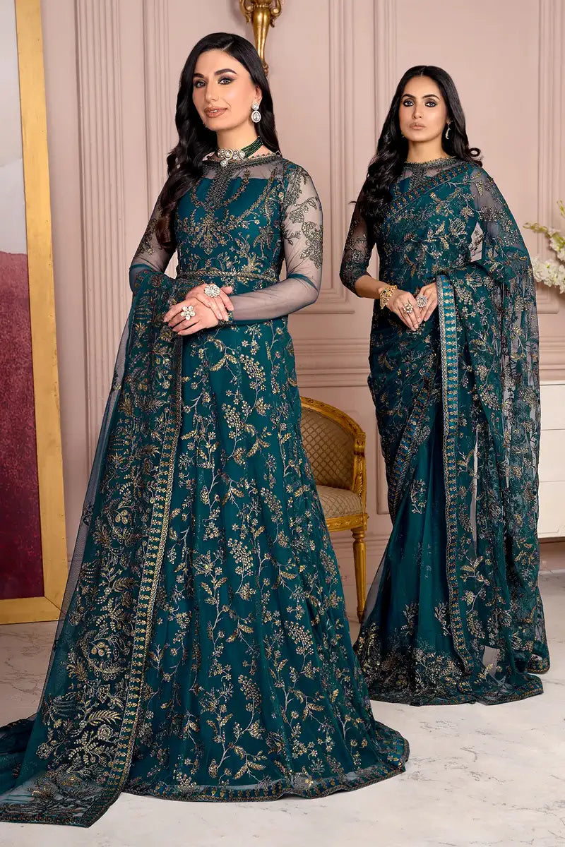 Zarif | Afreen Formals | ZA 01 EVERGREEN by Zarif - Designer Dress - Type: Ladies Clothes - Available at Libayah - 100% Original