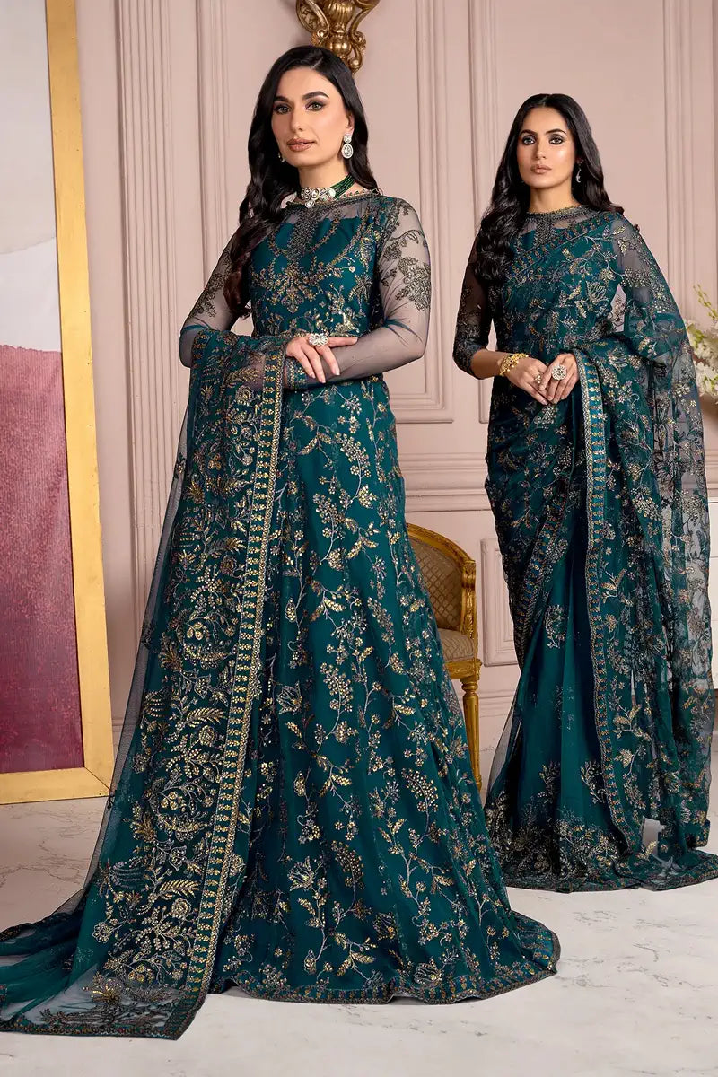 Zarif | Afreen Formals | ZA 01 EVERGREEN by Zarif - Designer Dress - Type: Ladies Clothes - Available at Libayah - 100% Original