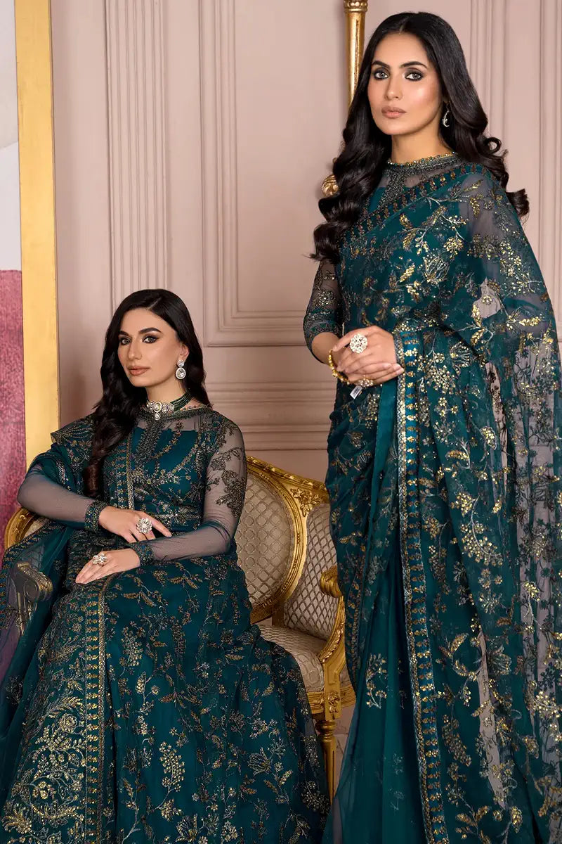 Zarif | Afreen Formals | ZA 01 EVERGREEN by Zarif - Designer Dress - Type: Ladies Clothes - Available at Libayah - 100% Original