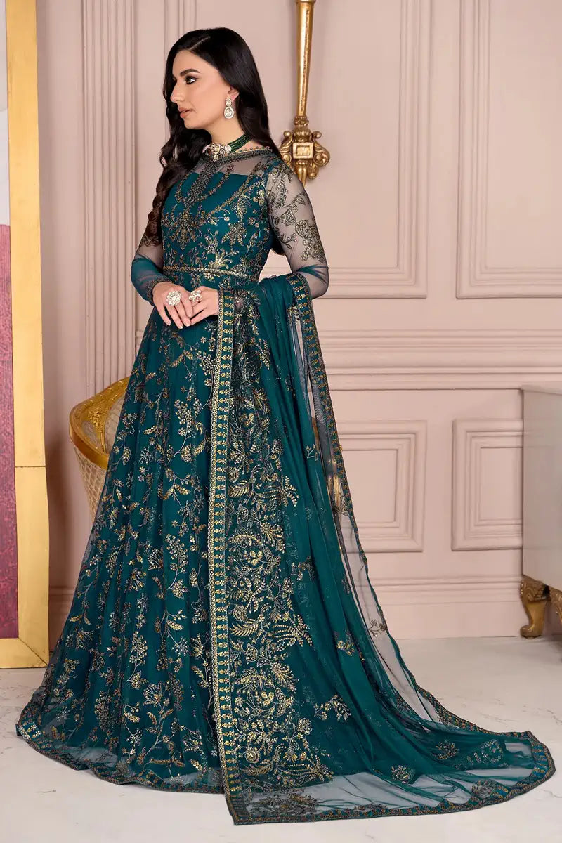 Zarif | Afreen Formals | ZA 01 EVERGREEN by Zarif - Designer Dress - Type: Ladies Clothes - Available at Libayah - 100% Original