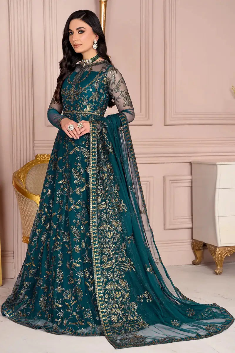 Zarif | Afreen Formals | ZA 01 EVERGREEN by Zarif - Designer Dress - Type: Ladies Clothes - Available at Libayah - 100% Original