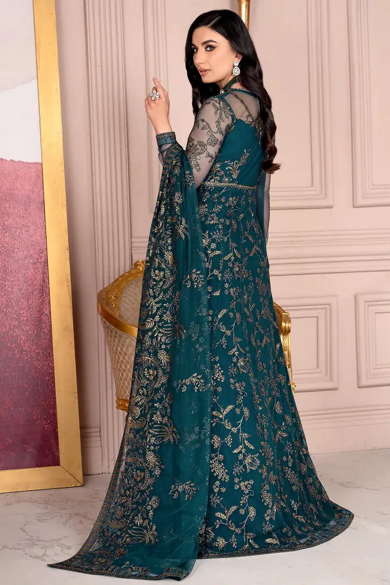 Zarif | Afreen Formals | ZA 01 EVERGREEN by Zarif - Designer Dress - Type: Ladies Clothes - Available at Libayah - 100% Original