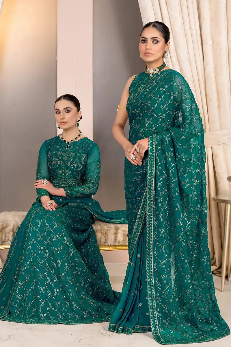 Zarif | Afreen Formals | ZA 07 TROPICAL by Zarif - Designer Dress - Type: Ladies Clothes - Available at Libayah - 100% Original