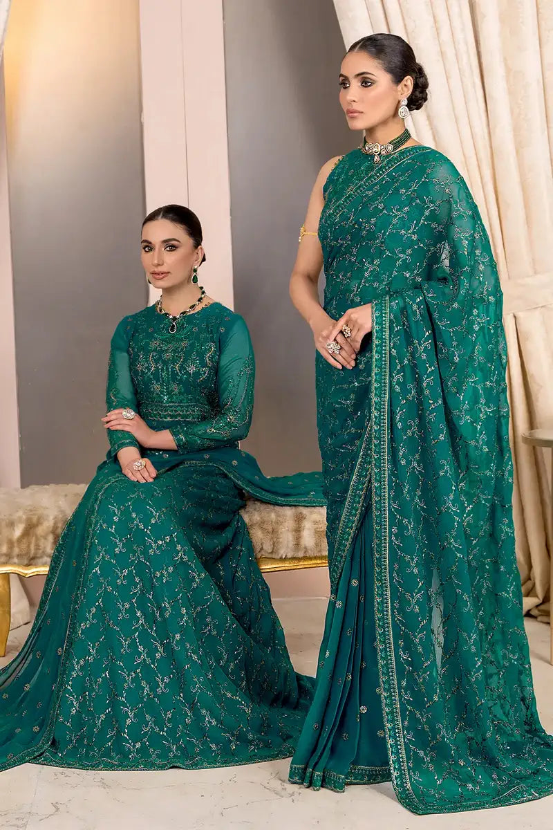 Zarif | Afreen Formals | ZA 07 TROPICAL by Zarif - Designer Dress - Type: Ladies Clothes - Available at Libayah - 100% Original