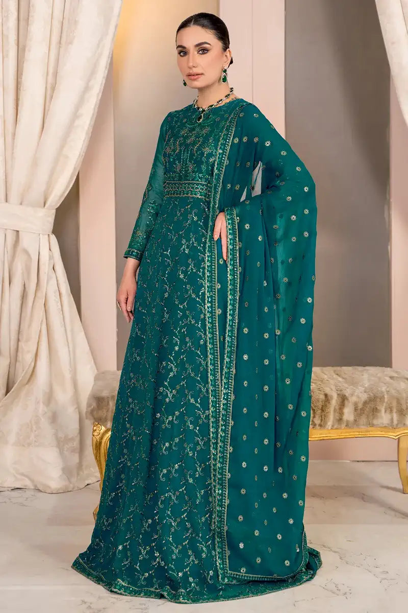 Zarif | Afreen Formals | ZA 07 TROPICAL by Zarif - Designer Dress - Type: Ladies Clothes - Available at Libayah - 100% Original