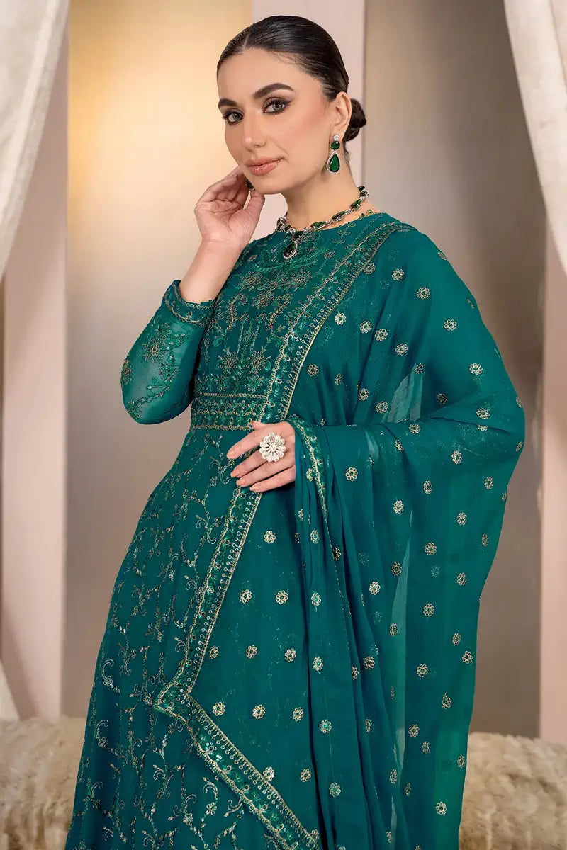 Zarif | Afreen Formals | ZA 07 TROPICAL by Zarif - Designer Dress - Type: Ladies Clothes - Available at Libayah - 100% Original