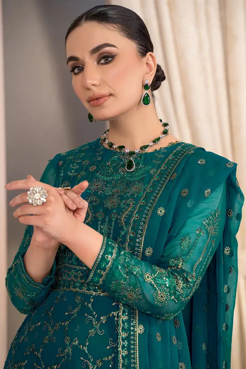 Zarif | Afreen Formals | ZA 07 TROPICAL by Zarif - Designer Dress - Type: Ladies Clothes - Available at Libayah - 100% Original