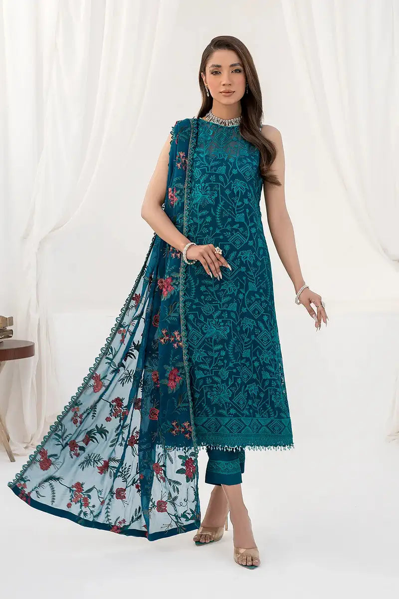 Zarif | LA CELESTE LUXURY Formals | ZLC 03 GARDENIA by Zarif - Designer Dress - Type: Ladies Clothes - Available at Libayah - 100% Original