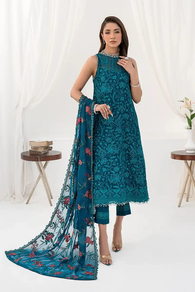 Zarif | LA CELESTE LUXURY Formals | ZLC 03 GARDENIA by Zarif - Designer Dress - Type: Ladies Clothes - Available at Libayah - 100% Original