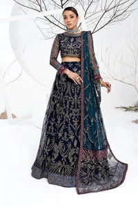 Zarif | LA CELESTE LUXURY Formals | ZLC 01 BLUEBERRY by Zarif - Designer Dress - Type: Ladies Clothes - Available at Libayah - 100% Original