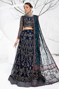 Zarif | LA CELESTE LUXURY Formals | ZLC 01 BLUEBERRY by Zarif - Designer Dress - Type: Ladies Clothes - Available at Libayah - 100% Original
