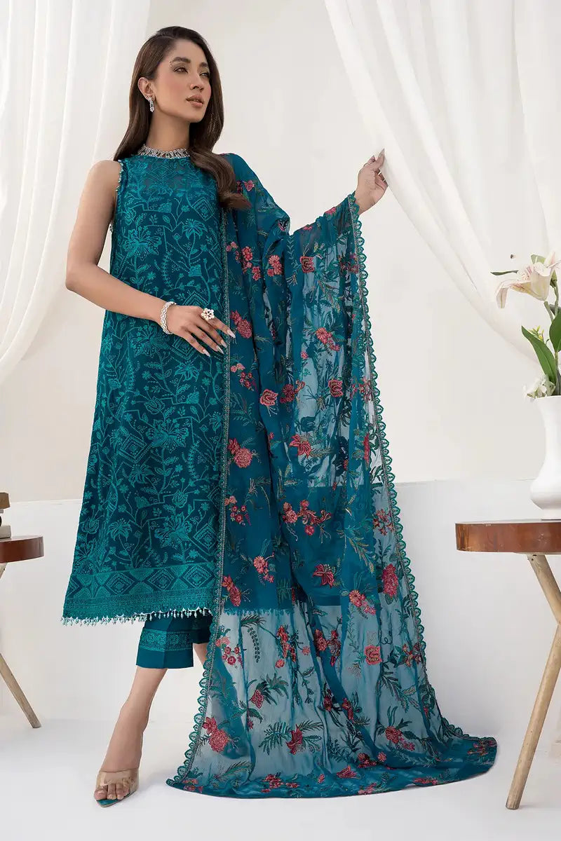 Zarif | LA CELESTE LUXURY Formals | ZLC 03 GARDENIA by Zarif - Designer Dress - Type: Ladies Clothes - Available at Libayah - 100% Original