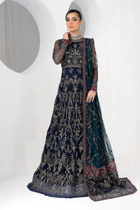 Zarif | LA CELESTE LUXURY Formals | ZLC 01 BLUEBERRY by Zarif - Designer Dress - Type: Ladies Clothes - Available at Libayah - 100% Original